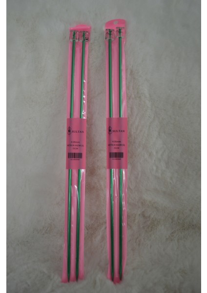 Metalik Kazak Şiş (35CM) – 4 No 2 Adet