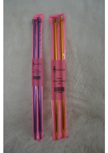 Metalik Kazak Şiş (35CM) – 8 No – 9 No