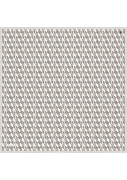 Geometrik Desenli Sura Saf Ipek Eşarp - 9309 86 modelleri