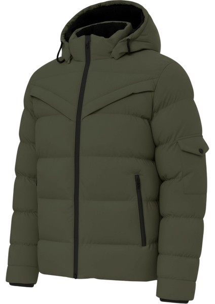 Erkek Yeşil Erkek Outdoor Su Geçirmez Kapüşonlu Kışlık Kaban – Rüzgar ve Yağmura Dayanıklı Mont&kaban modelleri