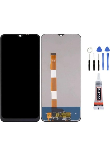 R Vivo Y16 Uyumlu Ekran LCD Dokunmatik Tamir Seti Hediyeli