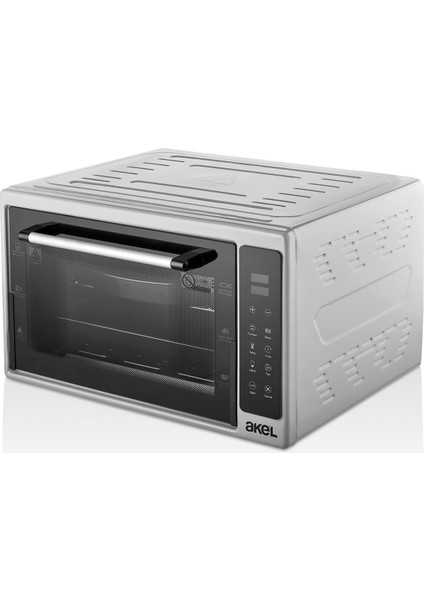 Lambalı, Fanlı, Termostatlı, Tavuk Çevirmeli, Çift Tepsili 45 Litre Dijital Midi Fırın AF946E