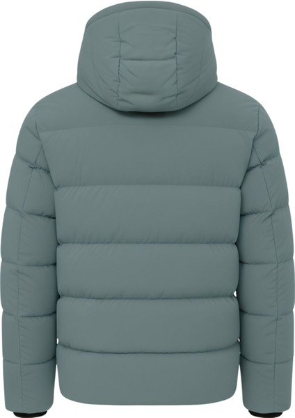 Erkek Su Yeşili Erkek Outdoor Su Geçirmez Kapüşonlu Kışlık Kaban – Rüzgar ve Yağmura Dayanıklı Mont&kaban fırsatları