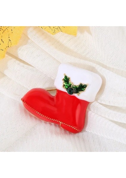 Yılbaşı Broş-Çorap