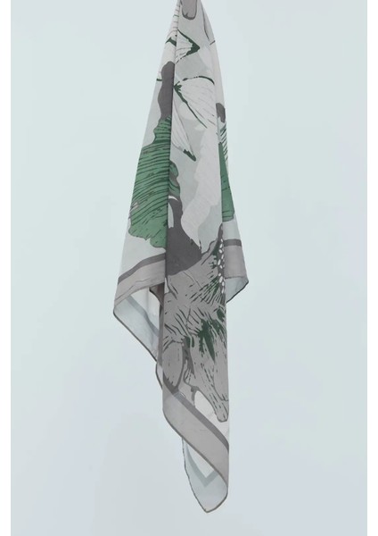 Şakayık Desen Bambu Eşarp - Taş modelleri