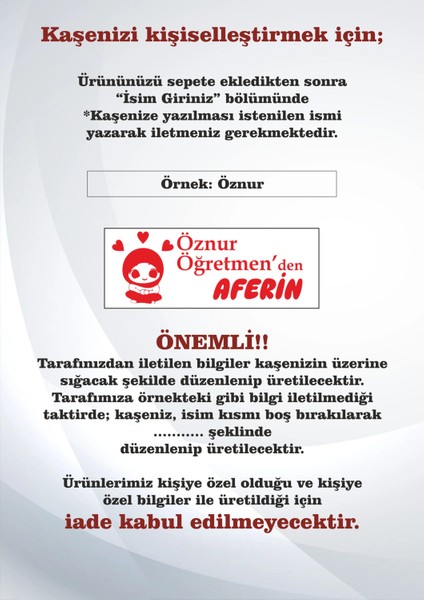 Öğretmen Kaşesi - Öğretmen'den Aferin, 912 (51mm*19mm) Kırmızı Keçeli Otomatik Kaşe fiyatları