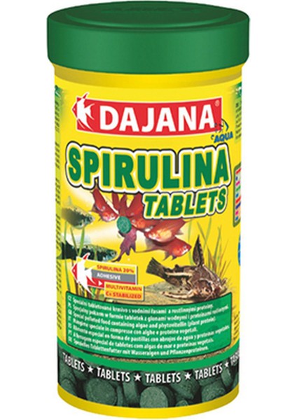 Xmpdby Dajana Spirulina Tablets 100 ml 50 gr