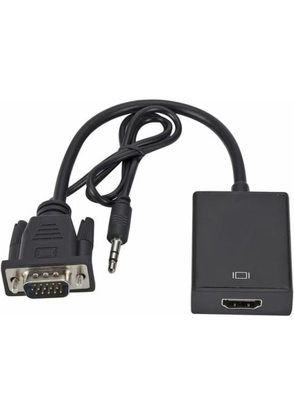 VGA To Hdmı Full Hd 1080p/60Hz Dönüştürücü Kablo 50 cm Görüntü ve Ses Çevirici + Audio Aux Ses Kablo modelleri