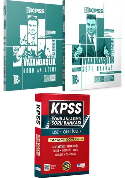 2026 Kpss Vatandaşlık Konu Anlatımı ve Çözümlü Soru Bankası - Lise Önlisans Konu Ant. Soru