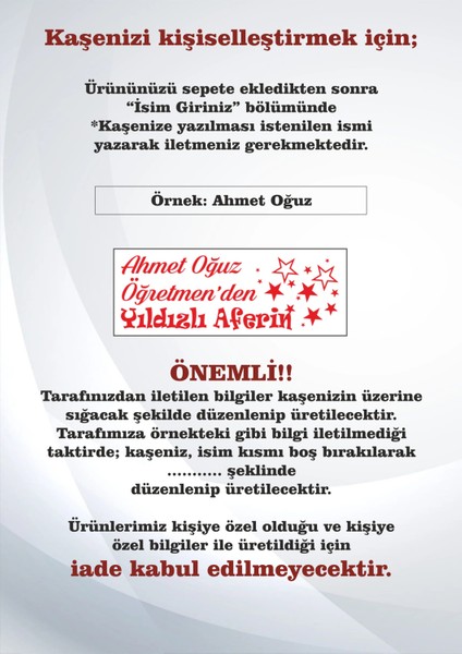 Öğretmen Kaşesi - Öğretmen'den Yıldızlı Aferin, 912 (51mm*19mm) Kırmızı Keçeli Otomatik Kaşe fiyatları