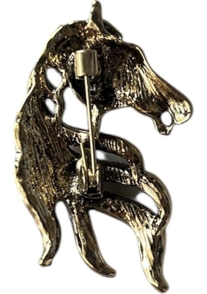 At Figürlü Broş fiyatları