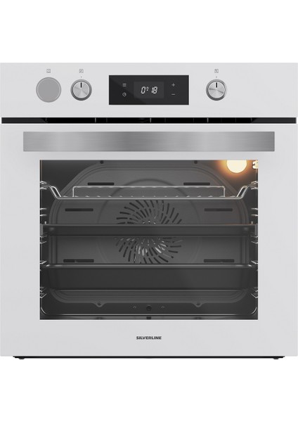 Beyaz Cam Ankastre Set BO65P4W01-CS5700E6W01-3481 Flam Beyaz (Buhar ve Airfryer Özellikli Fırın) fırsatları