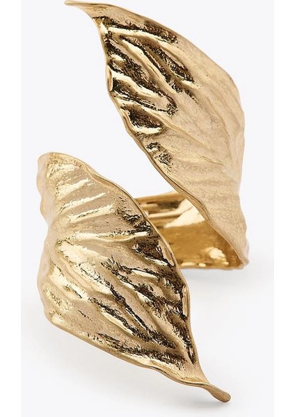 Dokulu Yaprak Tasarım Bileklik