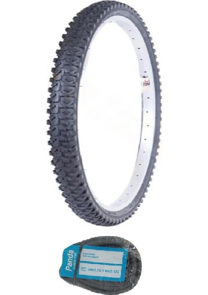 26 Jant 26X1.95 D2630 Bisiklet Dış Lastiği + Panda Iç Lastik Seti