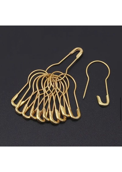 Metal Çengelli Armut Ayraç 50 Li Altın Renk indirimleri