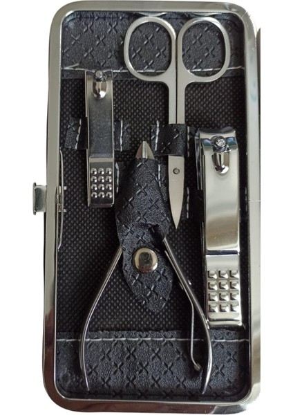 Suni Deri Çantalı, 12 Parça Siyah Veya Krom Nikel Tırnak Bakım, Manikür, Pedikür Seti indirimleri