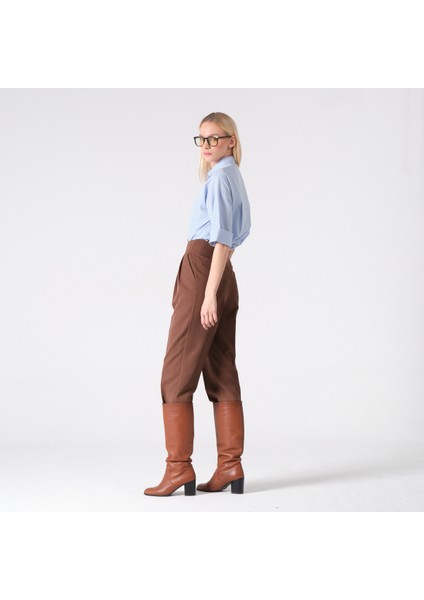 Üç Pile Havuç Pantolon