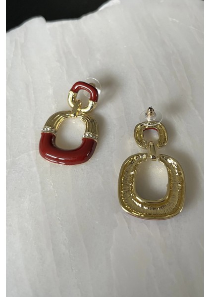 Taş Işlemeli Mineli Küpe modelleri