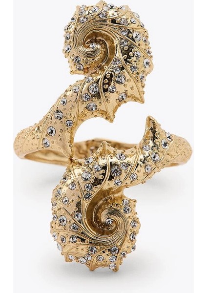 Taş Işlemeli Salyangoz Bileklik