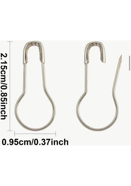 Metal Çengelli Armut Ayraç 50 Li Gümüş Renk fiyatları