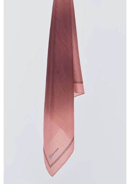 Mirora Desen Bambu Eşarp - Gül Kurusu