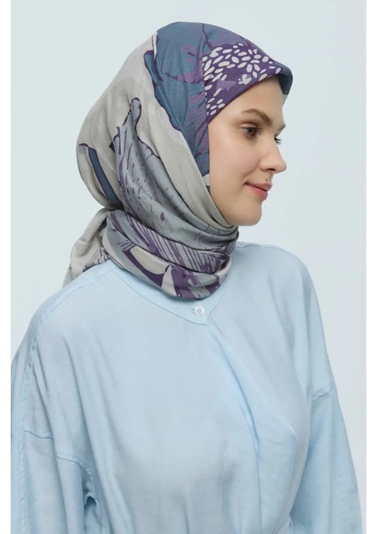 Şakayık Desen Bambu Eşarp - Iğde fırsatları