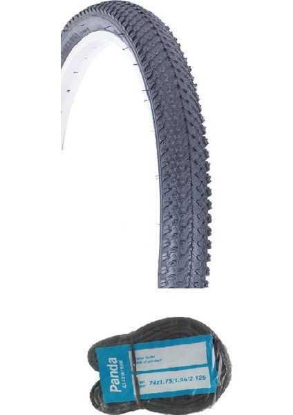 24 Jant 24X1.95 D2497 Bisiklet Dış Lastiği + Panda Iç Lastik Seti