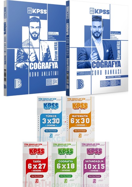 2026 Kpss Coğrafya Konu Anlatımı ve Çözümlü Soru Bankası - 5 Ders 31 Deneme