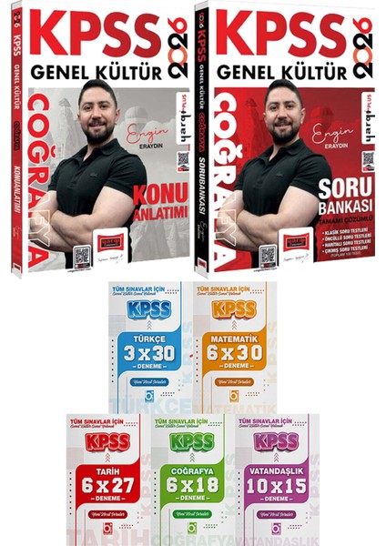 2026 Kpss Coğrafya Konu Anlatımı ve Soru (Engin Eraydın) - 5 Ders 31 Deneme