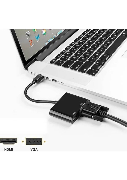 Mini Displayport To Hdmı (4k 30hz) VGA (1080P) Tjunderbolt 2 Çevirici Kablo Macbook Air/pro fırsatları