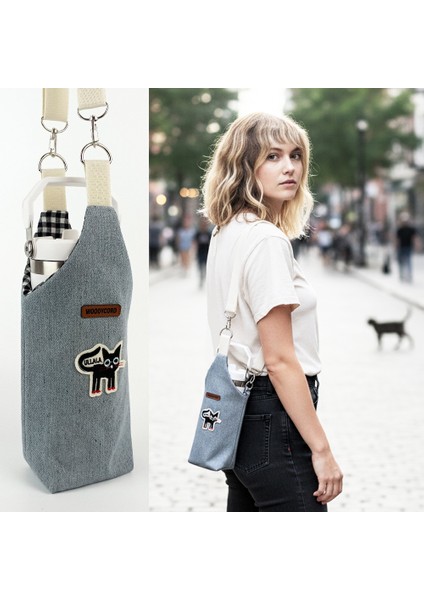 El Yapımı U Model Ullala Kedili Matara Kılıfı Iceflow 0,89