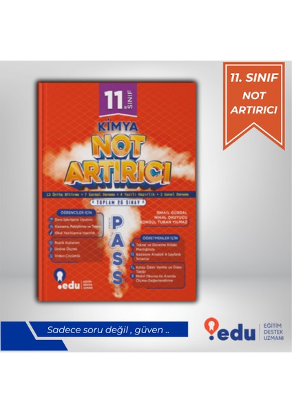 11. Sınıf Kimya Pass Not Artırıcı