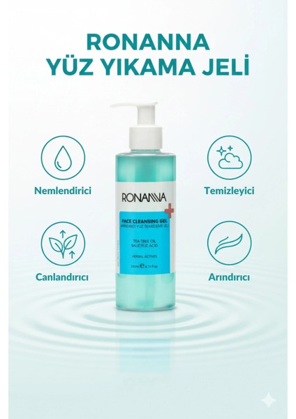 Arındırıcı Yüz Temizleme Jeli - Çay Ağacı Yağı ve Salisilik Asit ile Derinlemesine Temizlik - 200ML fırsatları