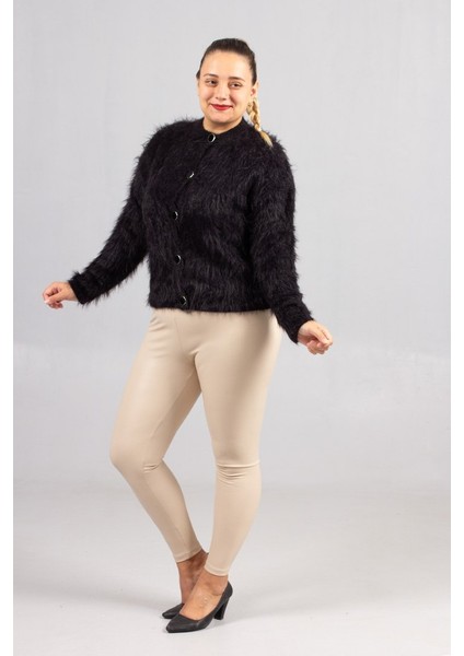 Siyah Sakallı Triko Hırka – Yumuşak Dokulu Kadın Hırka fiyatları