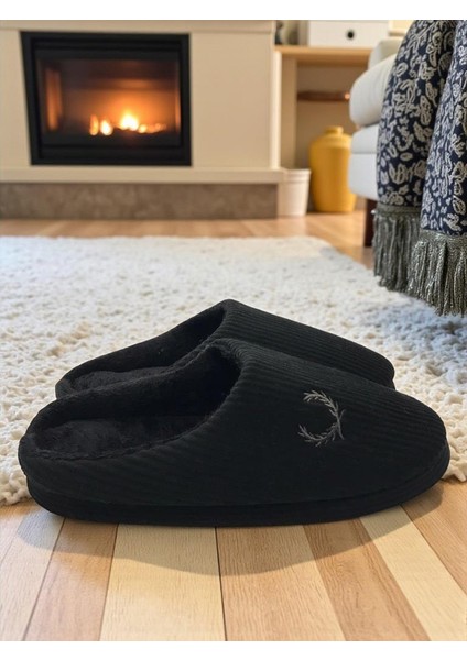 Erkek Ev Terliği Ses Yapmayan Yumuşak Rahat Taban Içi Yünlü Terlik modelleri