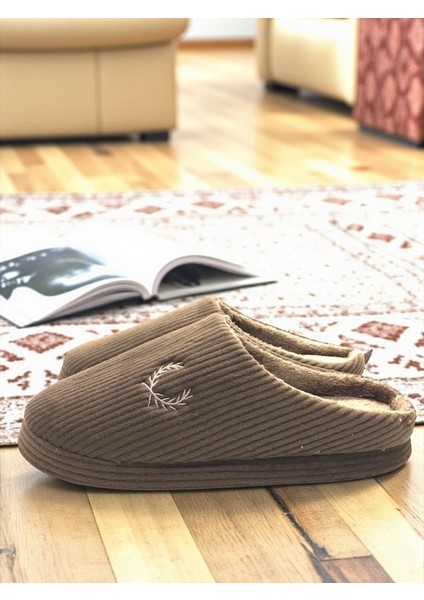 Erkek Ev Terliği Ses Yapmayan Yumuşak Rahat Taban Içi Yünlü Terlik modelleri