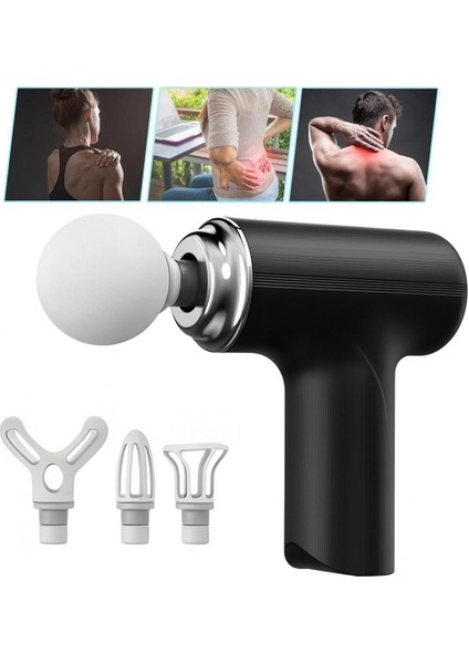 KH-320 Şarjlı Sporcu Koşucu Darbeli Titreşimli Masaj Aleti 6 Kademeli 2000MAH