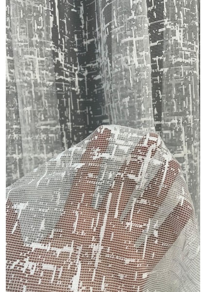 Sofya Jakar Desenli Tül Perde Ekru (Pilesiz) fiyatları