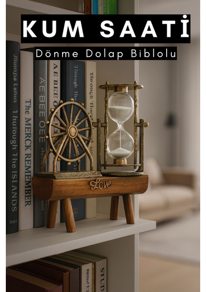 Kum Saati Dönme Dolap Biblolu 27 Saniyelik Casapetra