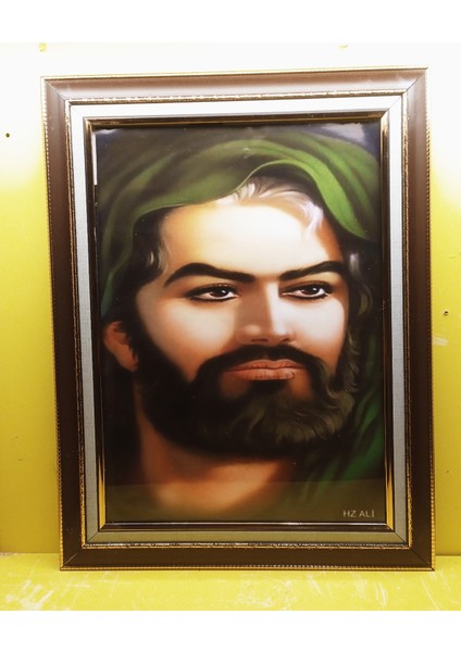Dekoratif Hz Ali Temalı 39X51CM Tablolar