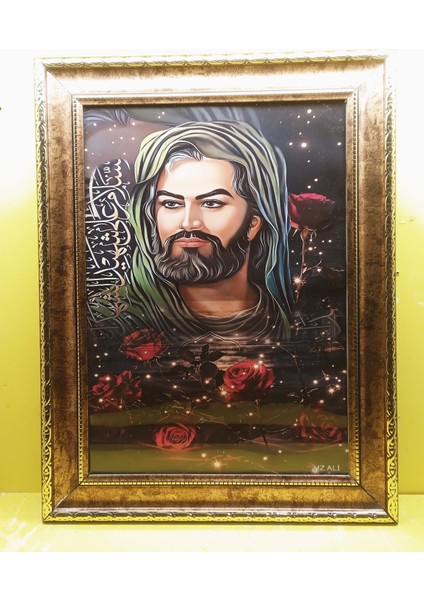 Dekoratif Hz Ali Temalı 39X51CM Tablolar indirimleri