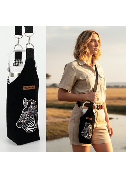 El Yapımı U Model Zebra Termos Kılıfı Iceflow 0,89