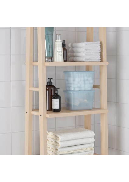 Rykta Kapaklı Kutu Şeffaf Gri Mavi 12 x 18 x 12 cm 1.5 Lt indirimleri