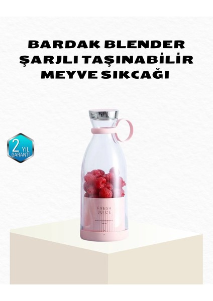 Kablosuz Taşınabilir Mini Blender – USB Şarjlı, 1200MAH