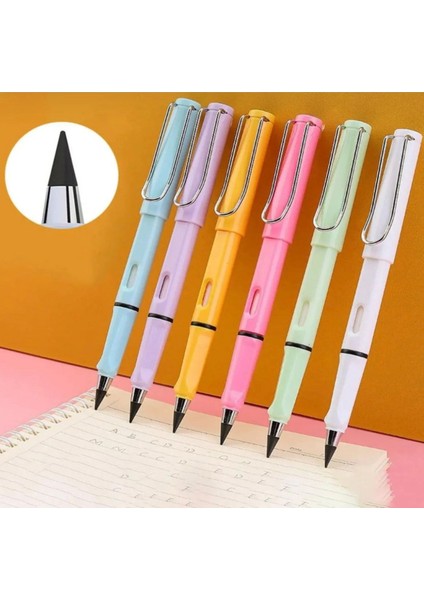 Bitmeyen Sonsuz Kalem Gerçek Tükenmez Mürekkepsiz Kurşun Eskiz Çizim Boyama