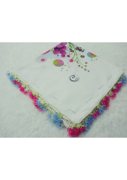 ve Reyhan El Emeği Iğne Oyası Yazma , Fular ,yemeni, Mevlüt Örtüsü ,hediyelik 4 Kenarı Oyalı