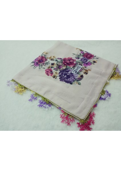 ve Reyhan El Emeği Iğne Oyası Yazma , Fular ,yemeni, Mevlüt Örtüsü ,hediyelik 4 Kenarı Oyalı