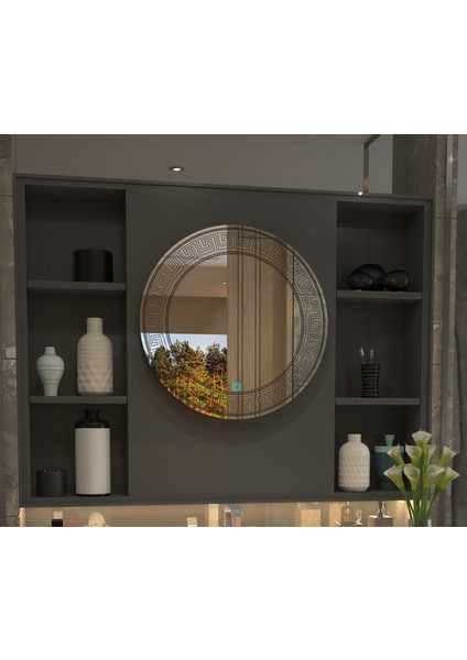 Versace Işıltısı: Lüks Desenli Minimalist LEDLİ Özel Tasarım Ayna fiyatları