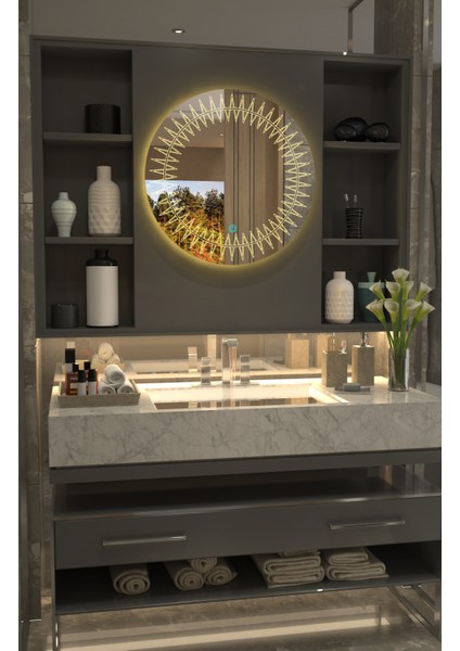 Sun LED Minimalist LEDLİ Özel Tasarım Ayna indirimleri