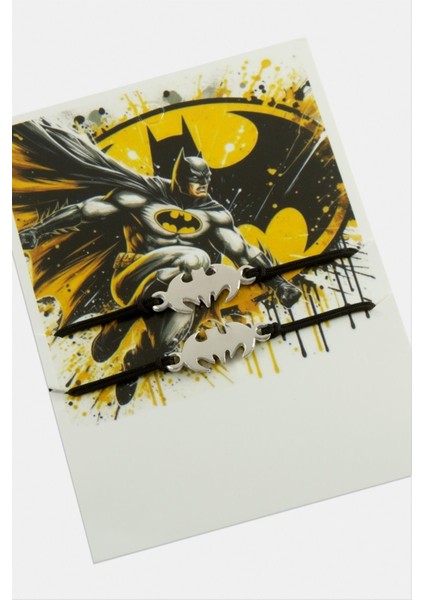 Nrzsnt 2 Adet Yarasa Ip Bileklik-Siyah